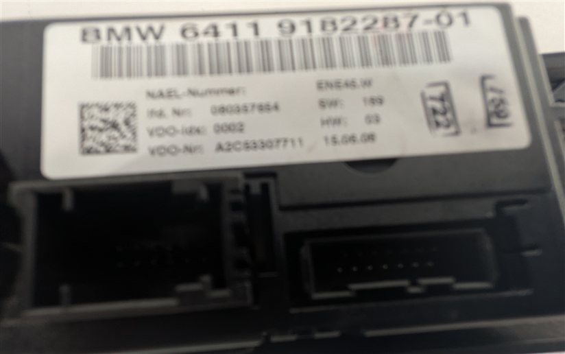 Thumbnail 9: 07-09 BMW 1 3 SERIES M3 (E82 E90) AUTOMATIC HEATER AC CLIMATE CONTROL PANEL