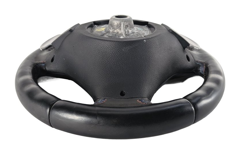 Thumbnail 3: 2006-2012 BMW 328i 335i M3 (E90 E91) M LEATHER STEERING WHEEL w/ PADDLES (Black)