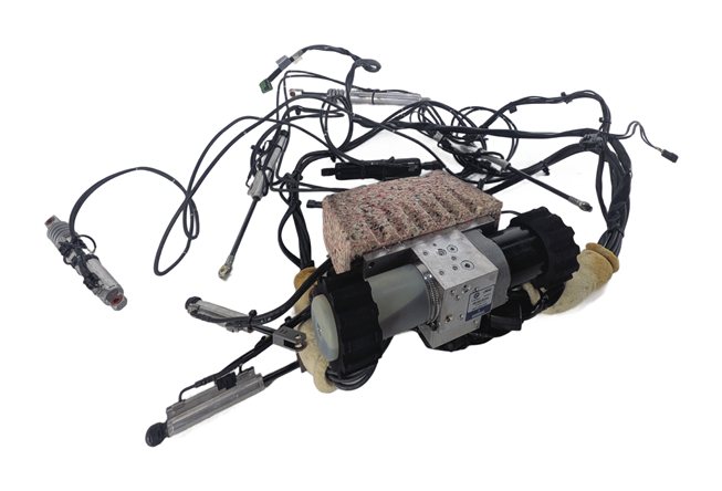 07-13 BMW 3-SERIES (E93) CONVERTIBLE TOP HYDRAULIC PUMP MOTOR w/ RAMS & LINES