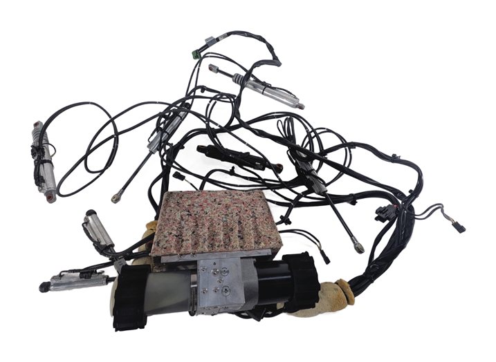 Thumbnail 2: 07-13 BMW 3-SERIES (E93) CONVERTIBLE TOP HYDRAULIC PUMP MOTOR w/ RAMS & LINES