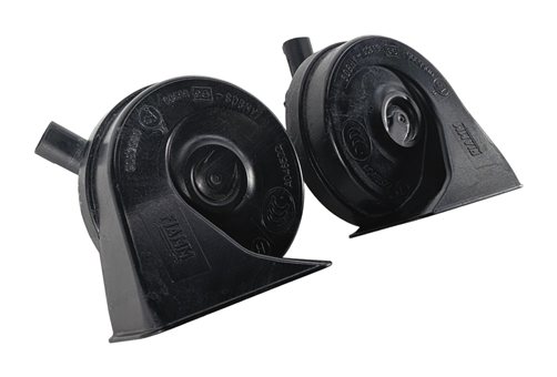06-15 BMW 325i 328i 330i 335i M3 X1 E90 HIGH & LOW TONE NOTE SAFETY HORN SET/2