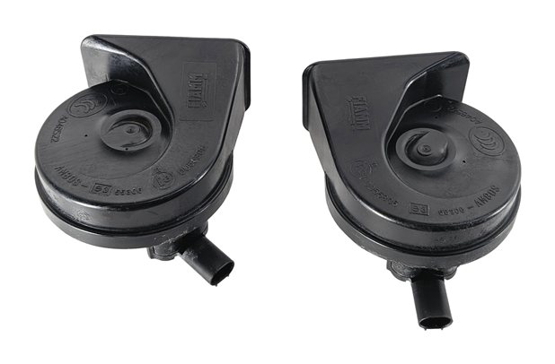 Thumbnail 7: 06-15 BMW 325i 328i 330i 335i M3 X1 E90 HIGH & LOW TONE NOTE SAFETY HORN SET/2