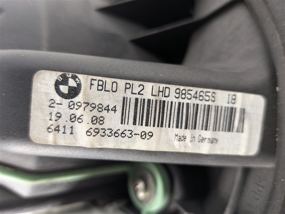 Thumbnail 10: 06-17 BMW 325i 328i 330i 335i M3 X1 X3 X4 Z4 E89 E90 F25 A/C HEATER BLOWER MOTOR