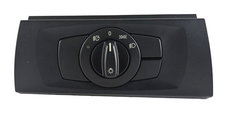 Thumbnail 2: 2008 BMW M3 (E90) DASH HEADLIGHT HEAD LAMP CONTROL SWITCH w/ AUTO LIGHTS w/o FOG