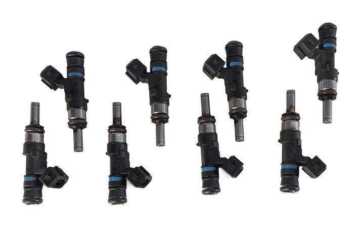 Thumbnail 7: 2008-2013 BMW M3 (E90 E92 E93) 4.0L S65 V8 ENGINE FUEL INJECTOR INJECTORS SET/8