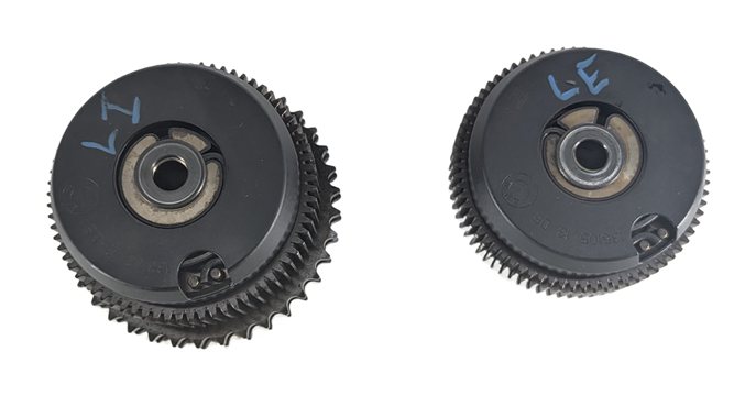 Thumbnail 3: 08-13 BMW M3 (E90 E92 E93) 4.0L S65 LEFT INTAKE EXHAUST VANOS CAM ADJUSTER SET/2