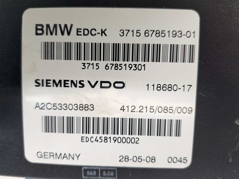 Thumbnail 9: BMW 08-13 M3 / 09-16 Z4 (E89 E90 E91 E92 E93) EDC ELECTRONIC DAMPING MODULE