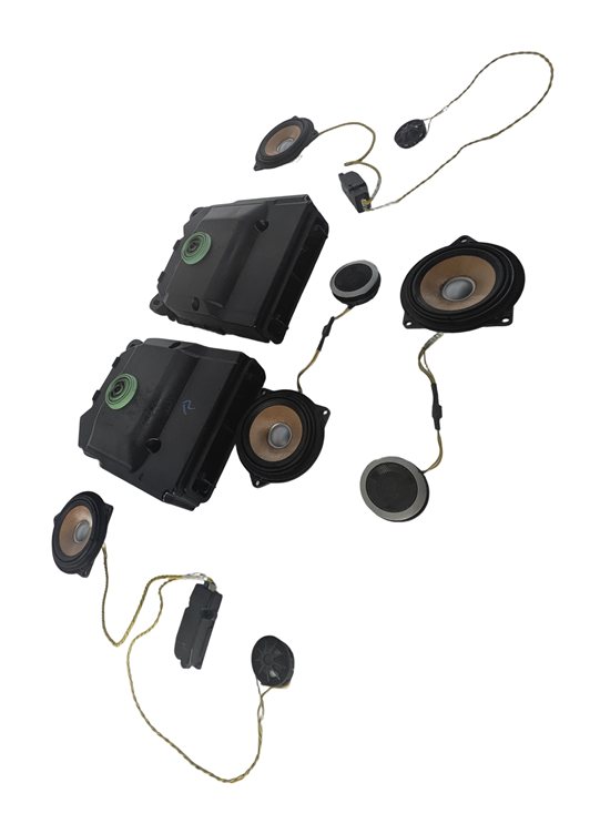 2008 BMW M3 (E90) INDIVIDUAL AUDIO SPEAKER SET/10 w/ SUBWOOFER MIDRANGE TWEETER
