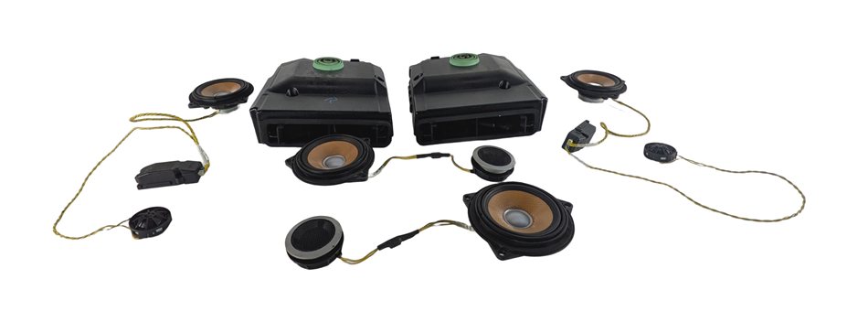 Thumbnail 2: 2008 BMW M3 (E90) INDIVIDUAL AUDIO SPEAKER SET/10 w/ SUBWOOFER MIDRANGE TWEETER