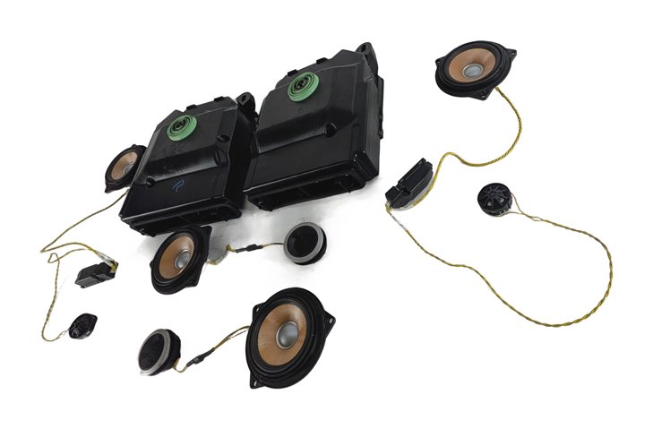 Thumbnail 4: 2008 BMW M3 (E90) INDIVIDUAL AUDIO SPEAKER SET/10 w/ SUBWOOFER MIDRANGE TWEETER