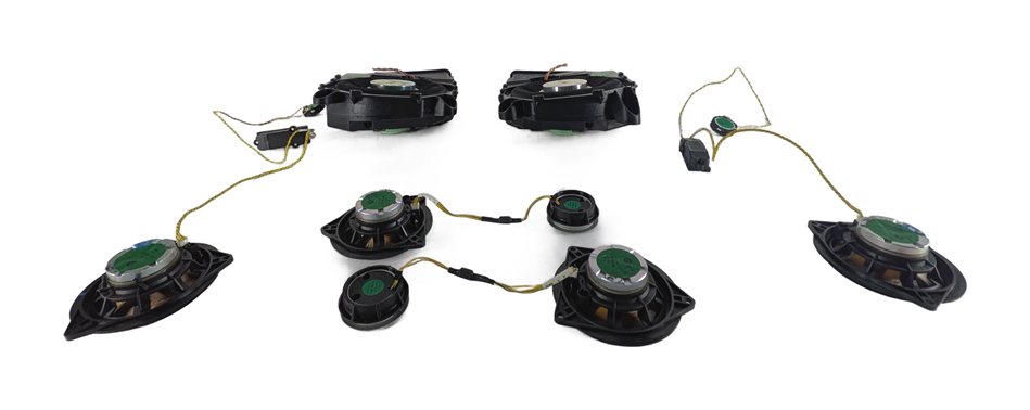Thumbnail 6: 2008 BMW M3 (E90) INDIVIDUAL AUDIO SPEAKER SET/10 w/ SUBWOOFER MIDRANGE TWEETER