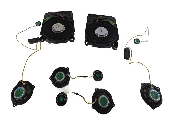 Thumbnail 7: 2008 BMW M3 (E90) INDIVIDUAL AUDIO SPEAKER SET/10 w/ SUBWOOFER MIDRANGE TWEETER