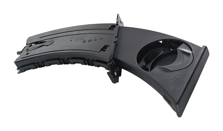 Thumbnail 5: 2008 BMW M3 (E90) FRONT LEFT DRIVER DASH POP OUT RETRACTABLE CUP HOLDER (Gray)