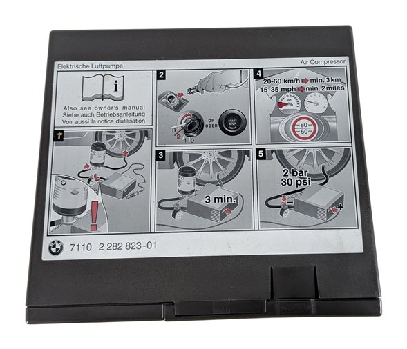 Thumbnail 5: 2008 BMW M3 (E90) TIRE MOBILITY KIT AIR COMPRESSOR INFLATOR PUMP FLAT REPAIR