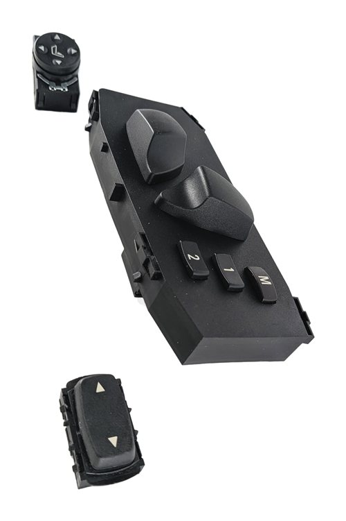 Thumbnail 4: 2008 BMW M3 (E90) FRONT LEFT DRIVER SEAT SWITCH SET/3 w/ MEMORY LUMBAR SUPPORT
