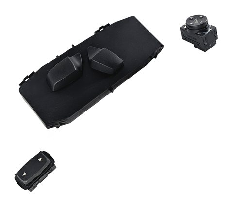 2008 BMW M3 (E90) FRONT RIGHT PASSENGER SEAT SWITCH SET/3 w/ LUMBAR SUPPORT