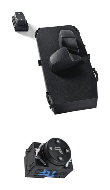 Thumbnail 4: 2008 BMW M3 (E90) FRONT RIGHT PASSENGER SEAT SWITCH SET/3 w/ LUMBAR SUPPORT