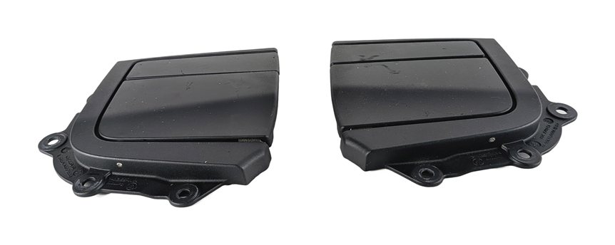 Thumbnail 2: 2008 BMW M3 (E90) REAR LEFT/RIGHT CONVERTIBLE TOP HINGE FLAP SET/2 (MATTE BLACK)