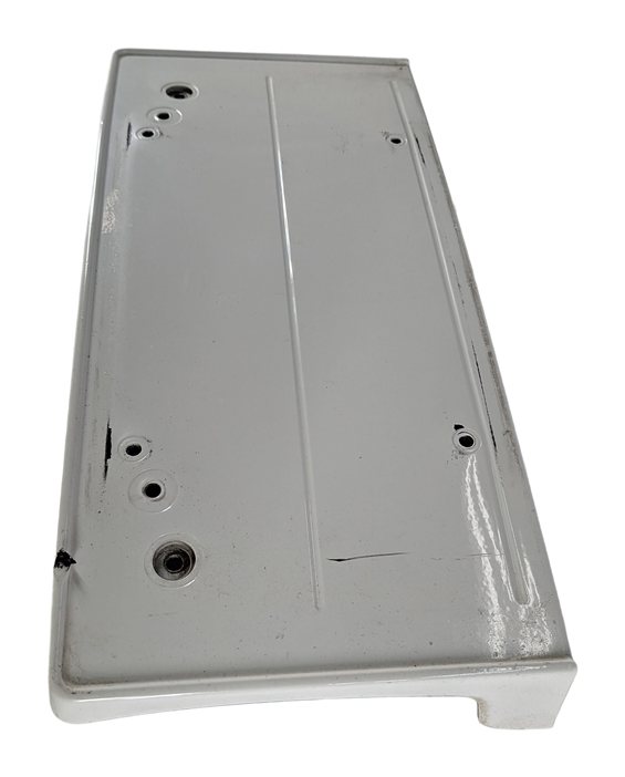 Thumbnail 3: 2008 BMW M3 (E90) FRONT BUMPER LICENSE PLATE TAG HOLDER MOUNT BRACKET (White)