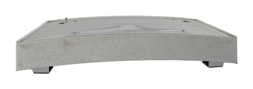 Thumbnail 5: 2008 BMW M3 (E90) FRONT BUMPER LICENSE PLATE TAG HOLDER MOUNT BRACKET (White)