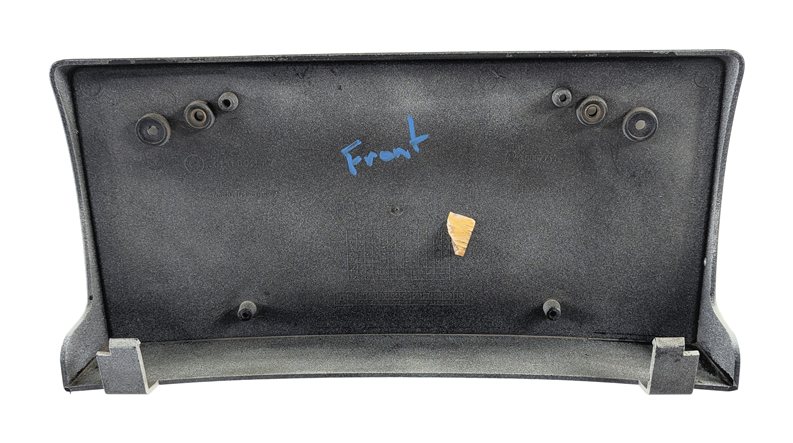 Thumbnail 6: 2008 BMW M3 (E90) FRONT BUMPER LICENSE PLATE TAG HOLDER MOUNT BRACKET (White)