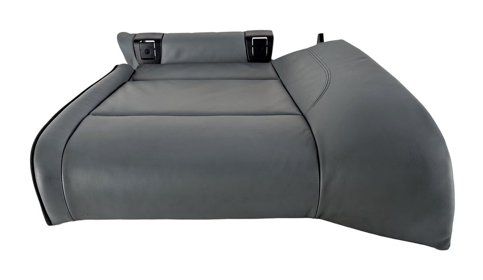 Thumbnail 2: 2008 BMW M3 (E90) REAR LEFT LOWER SEAT BOTTOM CUSHION LEATHER UPHOLSTERY (Grey)
