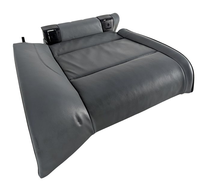 2008 BMW M3 (E90) REAR RIGHT LOWER SEAT BOTTOM CUSHION LEATHER UPHOLSTERY (Grey)