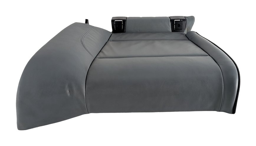 Thumbnail 2: 2008 BMW M3 (E90) REAR RIGHT LOWER SEAT BOTTOM CUSHION LEATHER UPHOLSTERY (Grey)
