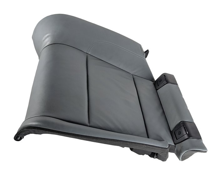 Thumbnail 5: 2008 BMW M3 (E90) REAR RIGHT LOWER SEAT BOTTOM CUSHION LEATHER UPHOLSTERY (Grey)