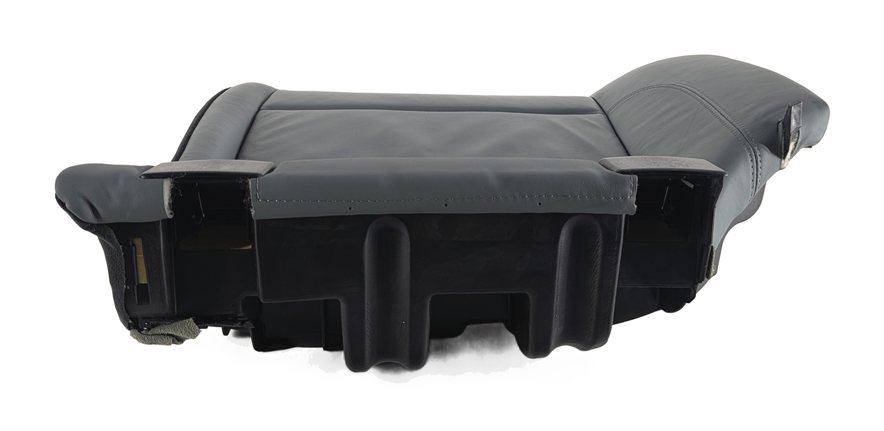 Thumbnail 6: 2008 BMW M3 (E90) REAR RIGHT LOWER SEAT BOTTOM CUSHION LEATHER UPHOLSTERY (Grey)