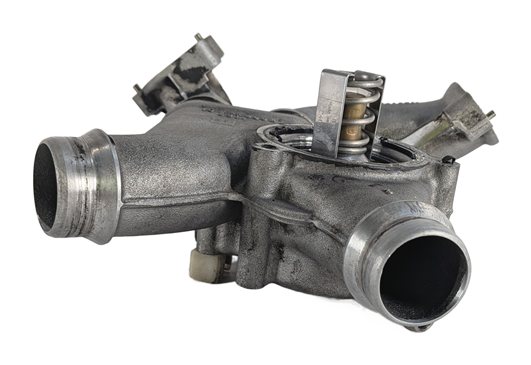 Thumbnail 5: 2008 BMW M3 E90 4.0L S65 ENGINE THERMOSTAT HOUSING w/ THERMOSTAT & COOLANT PIPES