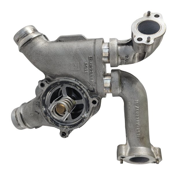 Thumbnail 7: 2008 BMW M3 E90 4.0L S65 ENGINE THERMOSTAT HOUSING w/ THERMOSTAT & COOLANT PIPES