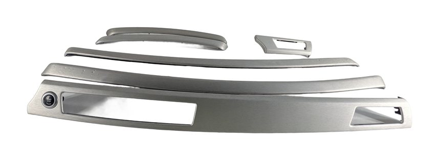 Thumbnail 2: 2008 BMW M3 (E90) DOOR DASH CONSOLE TRIM SET/6 w/ START STOP BUTTON (Aluminum)