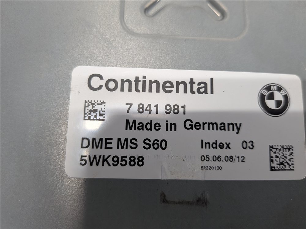 Thumbnail 10: 08-13 BMW M3 (E90) 4.0L S65 V8 ENGINE ECM DME CAS 3 IMMOBILIZER MODULE KEY SET