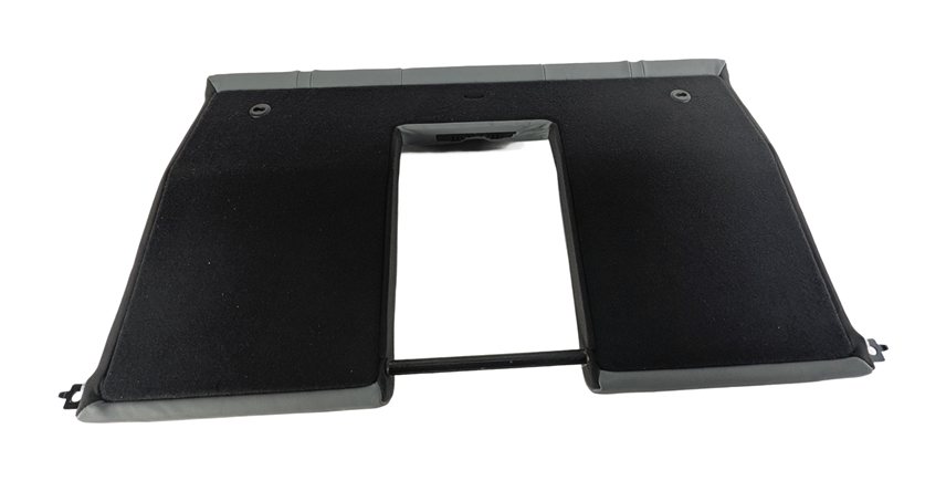 Thumbnail 7: 2008 BMW M3 (E90) REAR UPPER SEAT BACK CUSHION w/ SKI BAG PASS THROUGH (Grey)