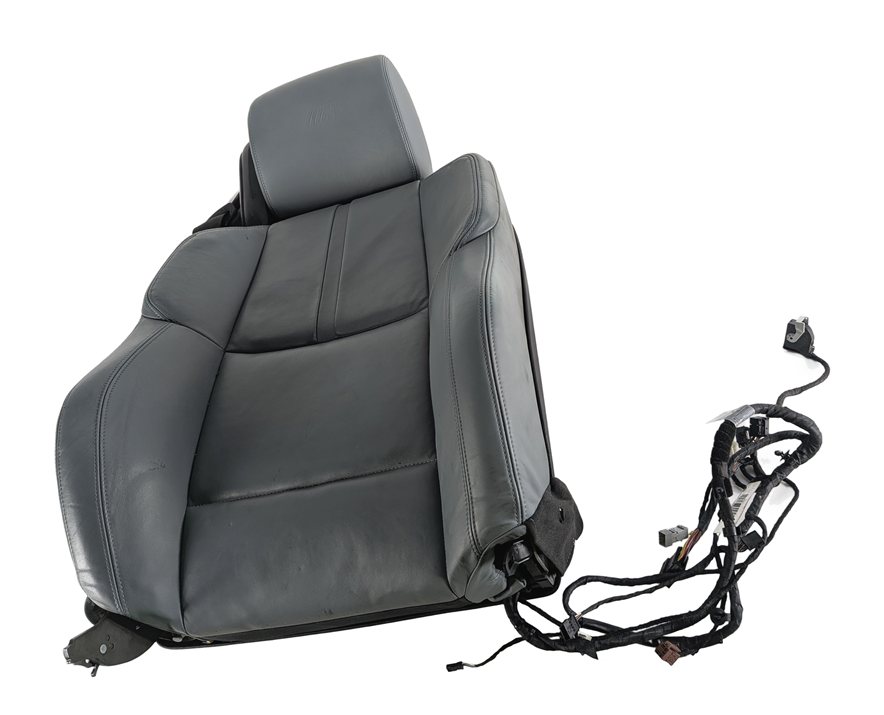 Thumbnail 4: 2008 BMW M3 (E90) FRONT RIGHT SEAT BACK (Grey) w/ HEADREST & SEATBELT (Black)