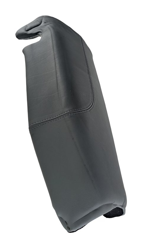 Thumbnail 4: 2008 BMW M3 (E90) REAR RIGHT UPPER SEAT BACK SIDE BOLSTER CUSHION LEATHER (Grey)