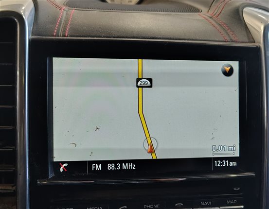 2011-2016 PORSCHE CAYENNE (958) GPS NAVIGATION RADIO RECEIVER LCD DISPLAY SCREEN