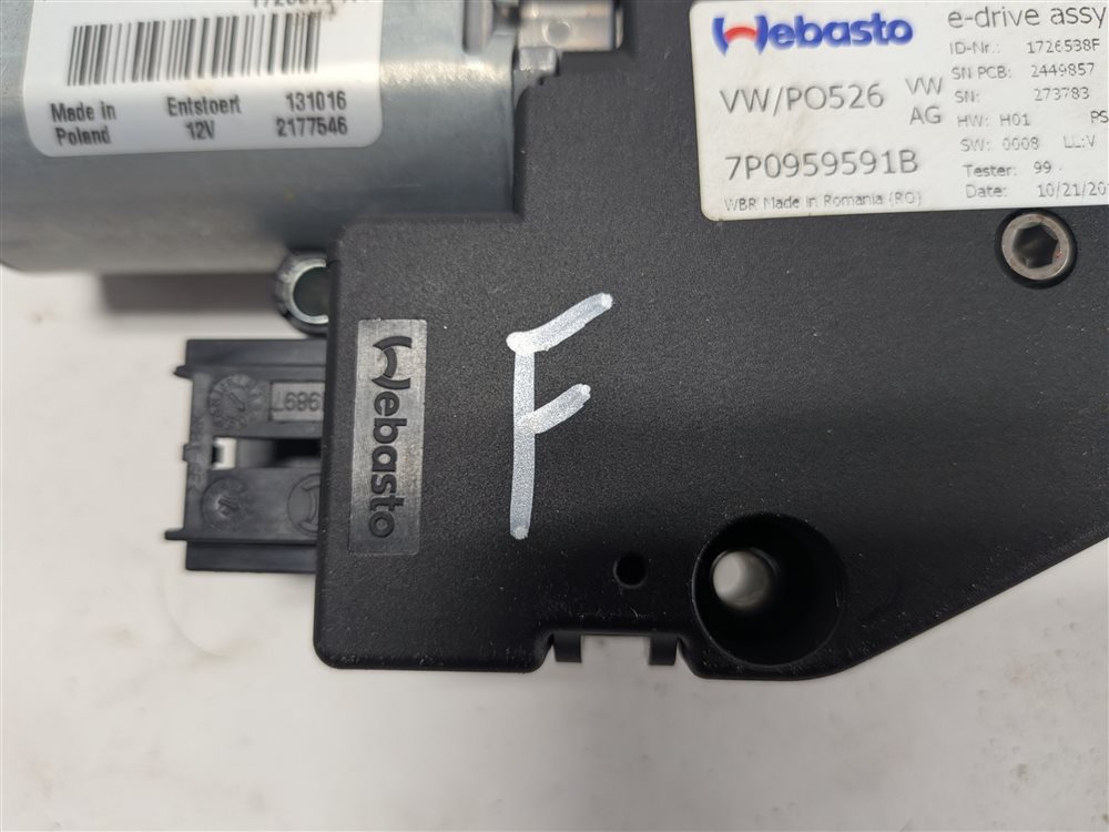 Thumbnail 10: 2011-2018 PORSCHE CAYENNE (958) PANORAMIC SUNROOF MOTOR SUN ROOF WINDOW MOTOR