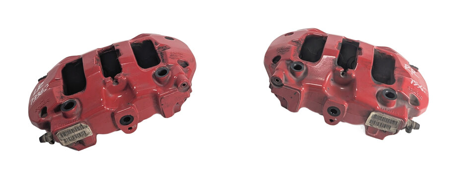 2011-2018 PORSCHE CAYENNE (958) REAR LEFT & RIGHT DISC BRAKE CALIPERS PAIR SET/2