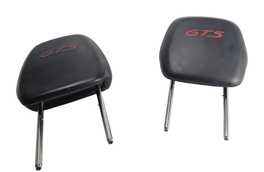 Thumbnail 2: 2013-2018 PORSCHE CAYENNE (958) FRONT LEFT & RIGHT SEAT HEADREST SET/2 (Black)