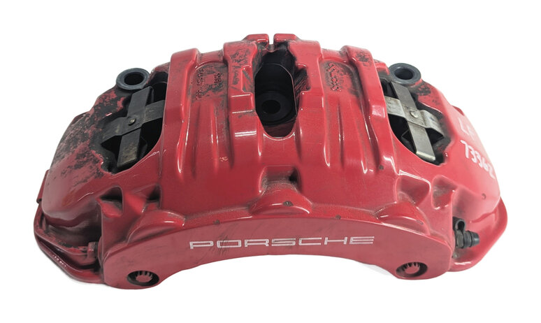 Thumbnail 4: 2011-2018 PORSCHE CAYENNE (958) NON-TURBO FRONT LEFT DRIVER DISC BRAKE CALIPER