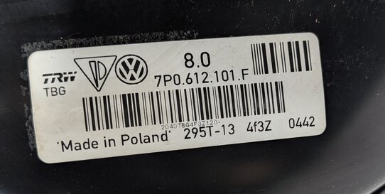 Thumbnail 6: 2011-2018 PORSCHE CAYENNE (958) POWER BRAKE BOOSTER MASTER CYLINDER & RESERVOIR