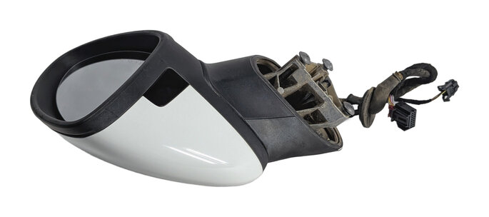Thumbnail 4: 11-14 PORSCHE CAYENNE 958 RIGHT MIRROR w/PFOLD HEAT MEMORY AUTODIM BLIND (White)