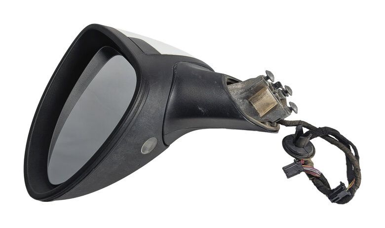 Thumbnail 2: 11-14 PORSCHE CAYENNE 958 LEFT MIRROR w/ PFOLD HEAT MEMORY AUTODIM BLIND (White)