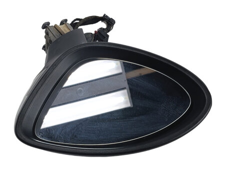 Thumbnail 3: 11-14 PORSCHE CAYENNE 958 LEFT MIRROR w/ PFOLD HEAT MEMORY AUTODIM BLIND (White)