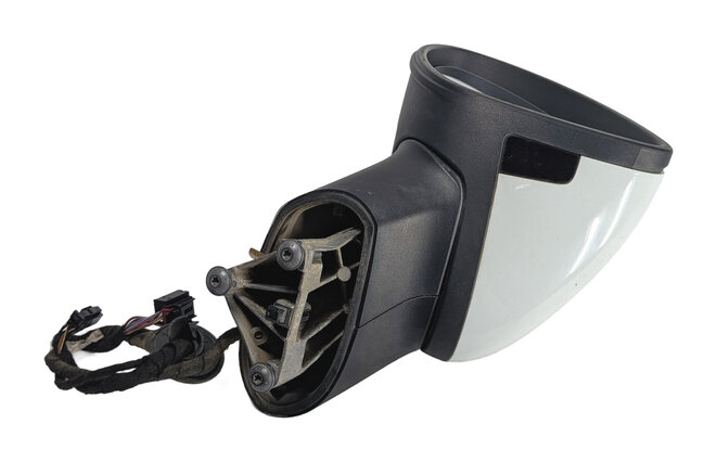 Thumbnail 4: 11-14 PORSCHE CAYENNE 958 LEFT MIRROR w/ PFOLD HEAT MEMORY AUTODIM BLIND (White)