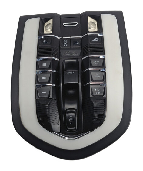 Thumbnail 3: 2010-2018 PORSCHE CAYENNE PANAMERA (958 970 G1) FRONT DOMELIGHT LAMP (Black)