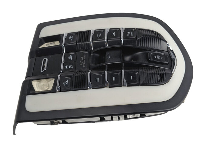 Thumbnail 4: 2010-2018 PORSCHE CAYENNE PANAMERA (958 970 G1) FRONT DOMELIGHT LAMP (Black)