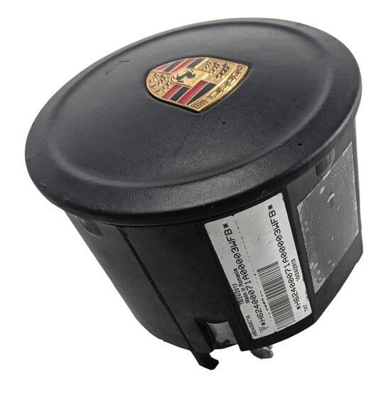 Thumbnail 6: 2011-2014 PORSCHE CAYENNE (958) DRIVER STEERING WHEEL SRS AIRBAG AIR BAG (Black)